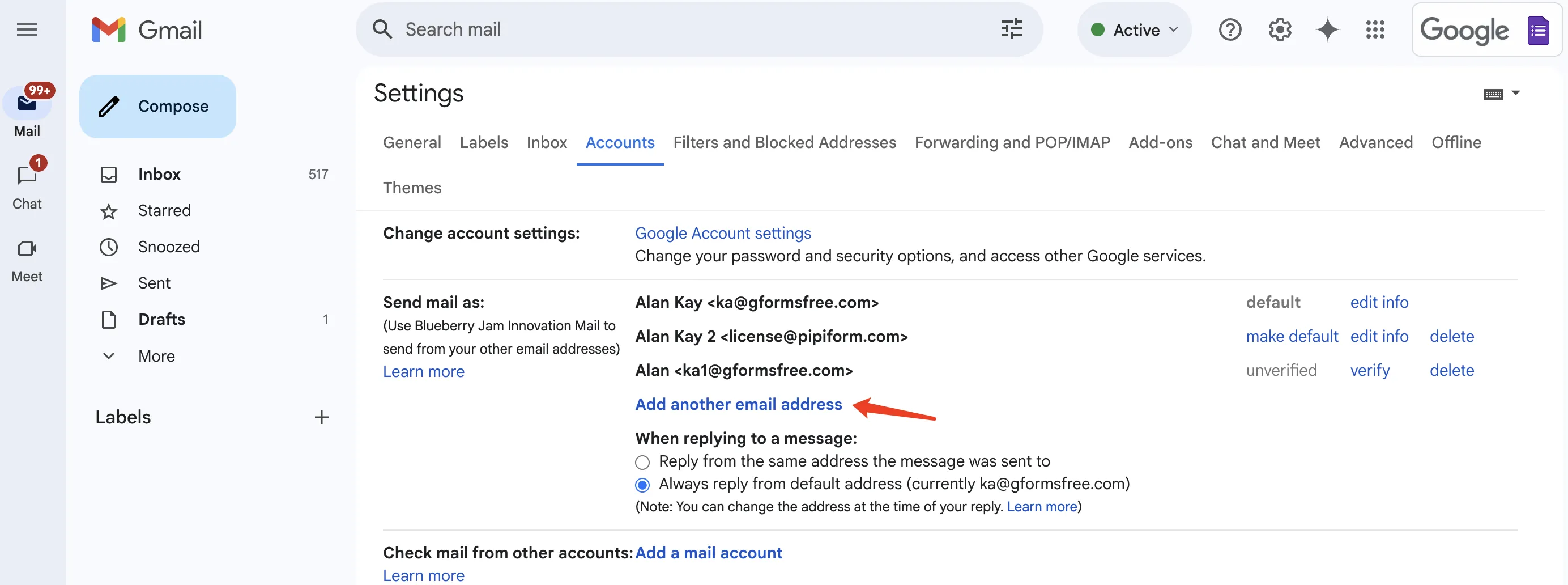 Alias de Email no Gmail