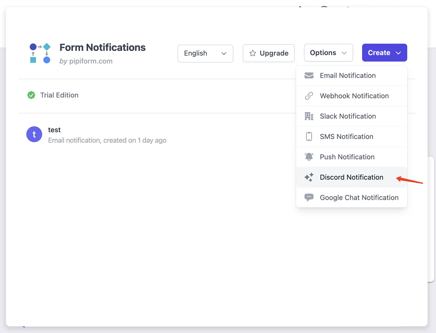 Google Form에서 Discord 알림 만들기