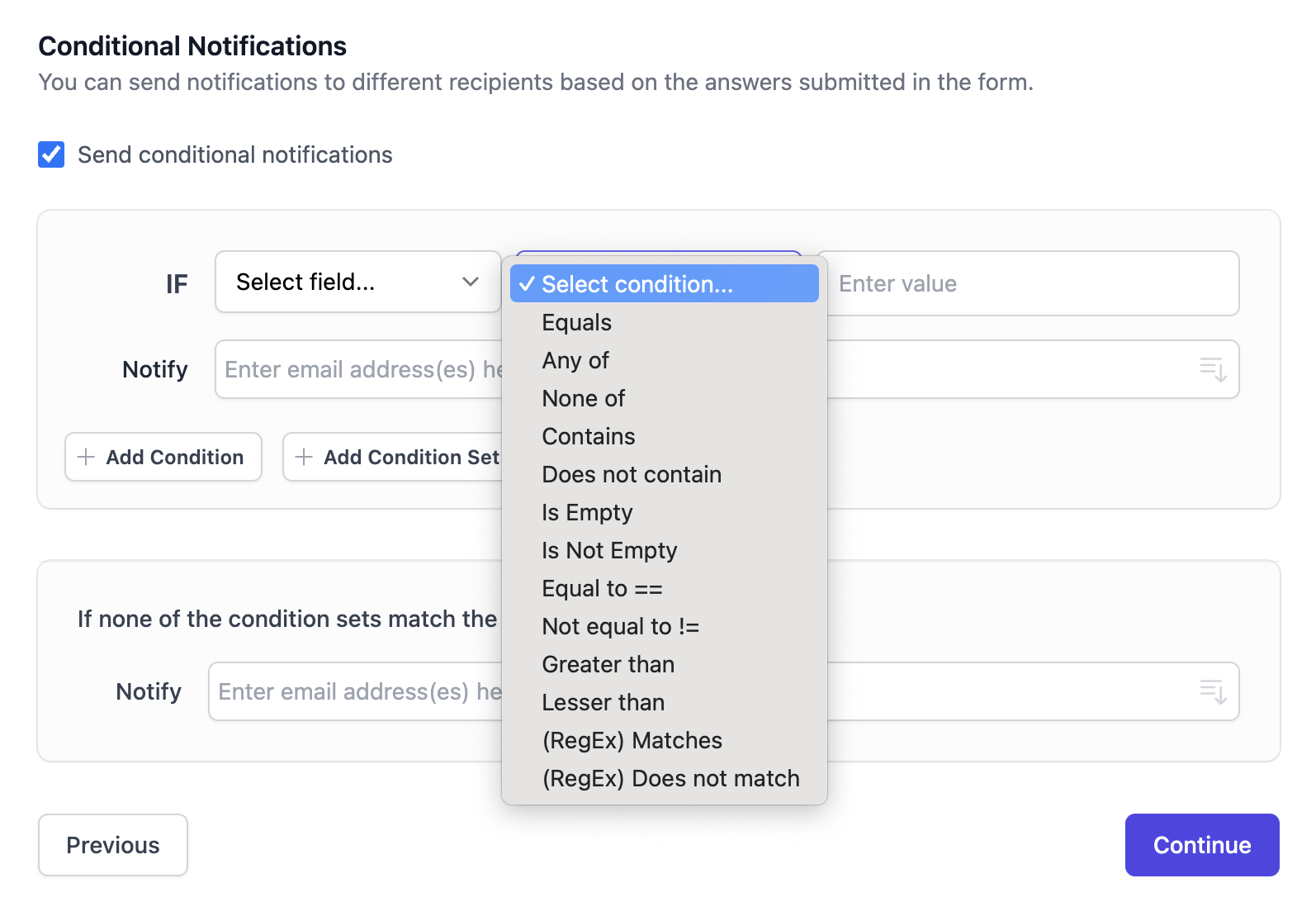 Google Formフィルター