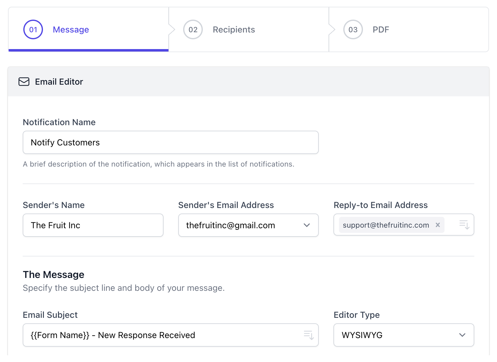 Google Forms Benachrichtigungen-Add-on erstellen