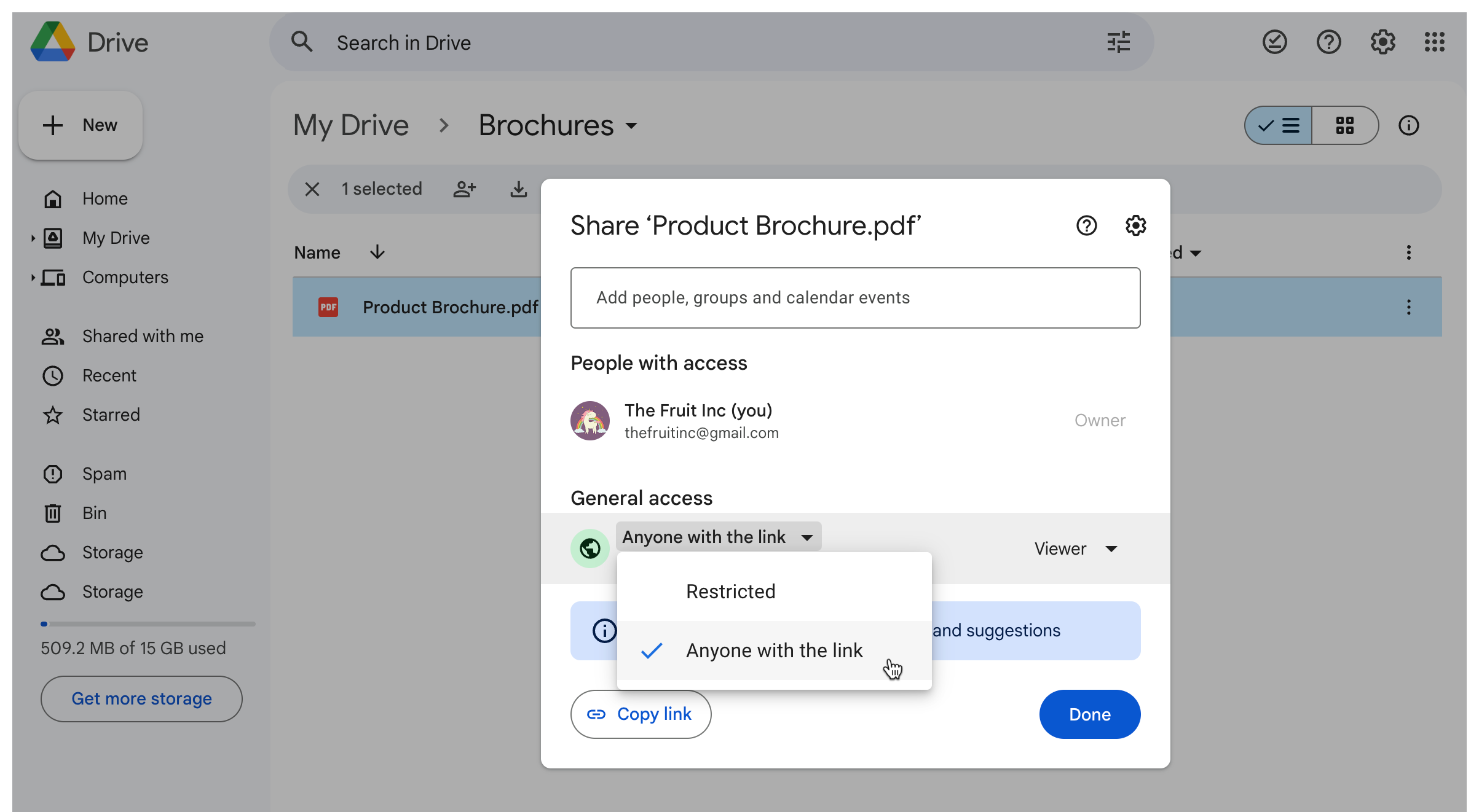 フォーム通知にGoogle Driveファイルを埋め込む方法