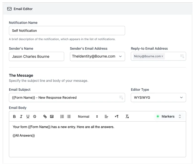 Flusso di Lavoro Notifiche Personali