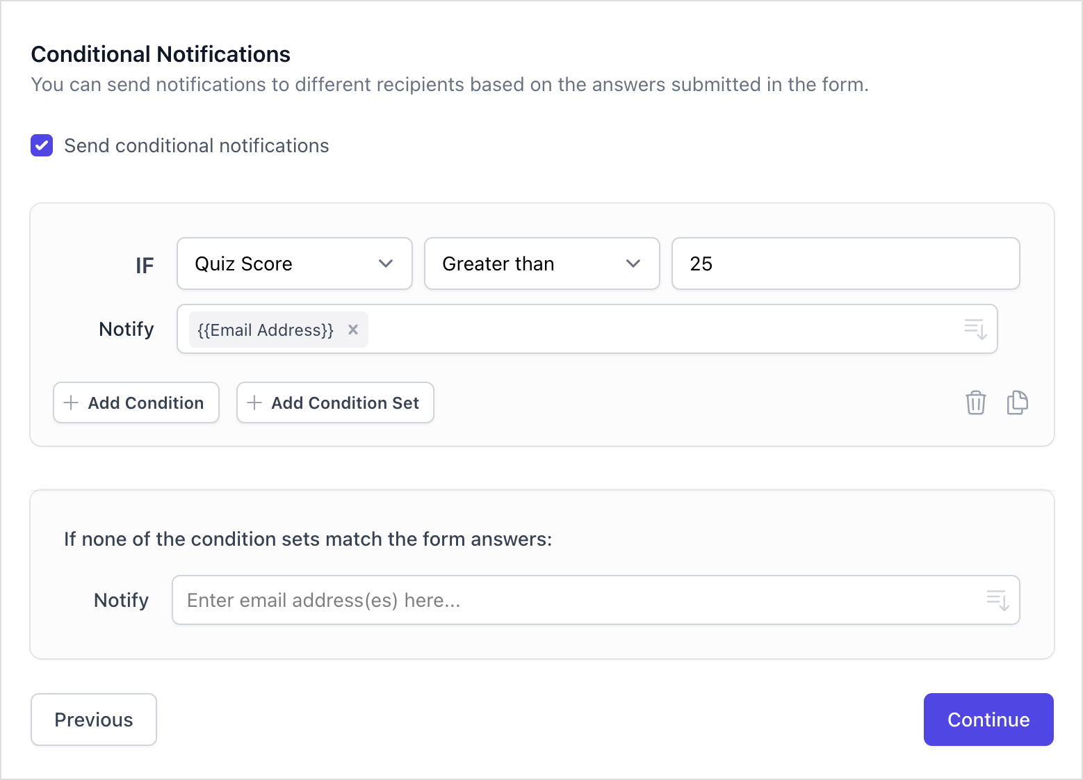 Define Conditional Logic