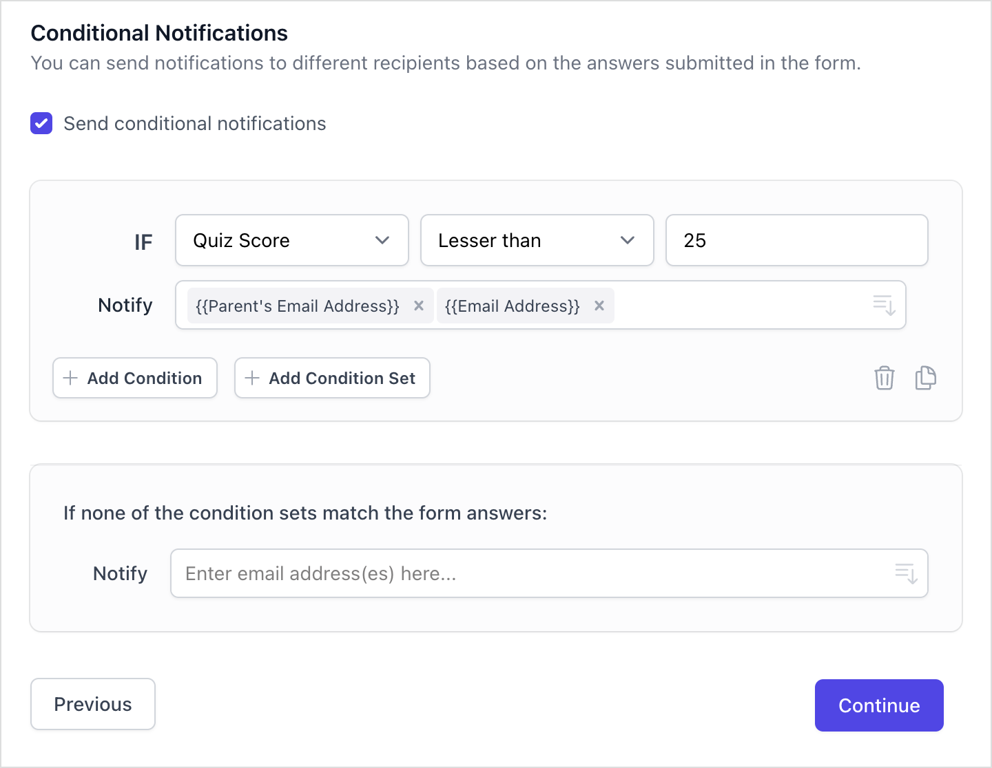 Define Second Condition