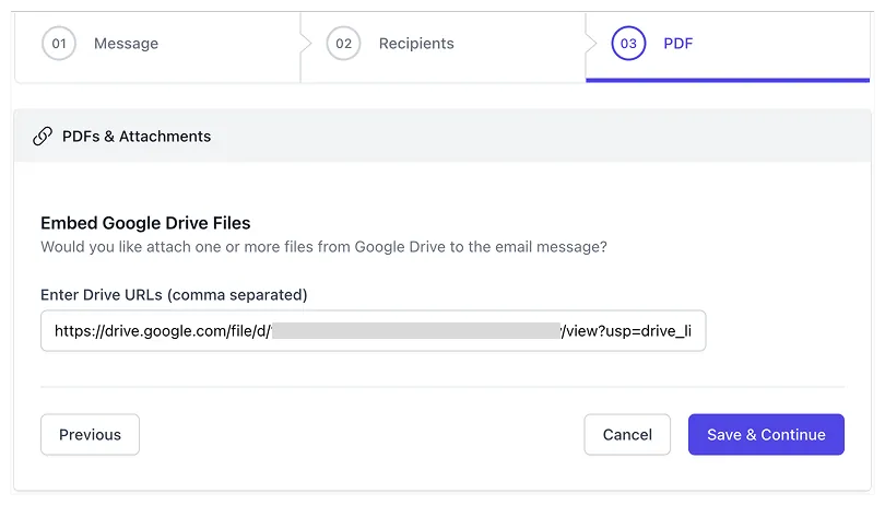 Allegati file Google Form
