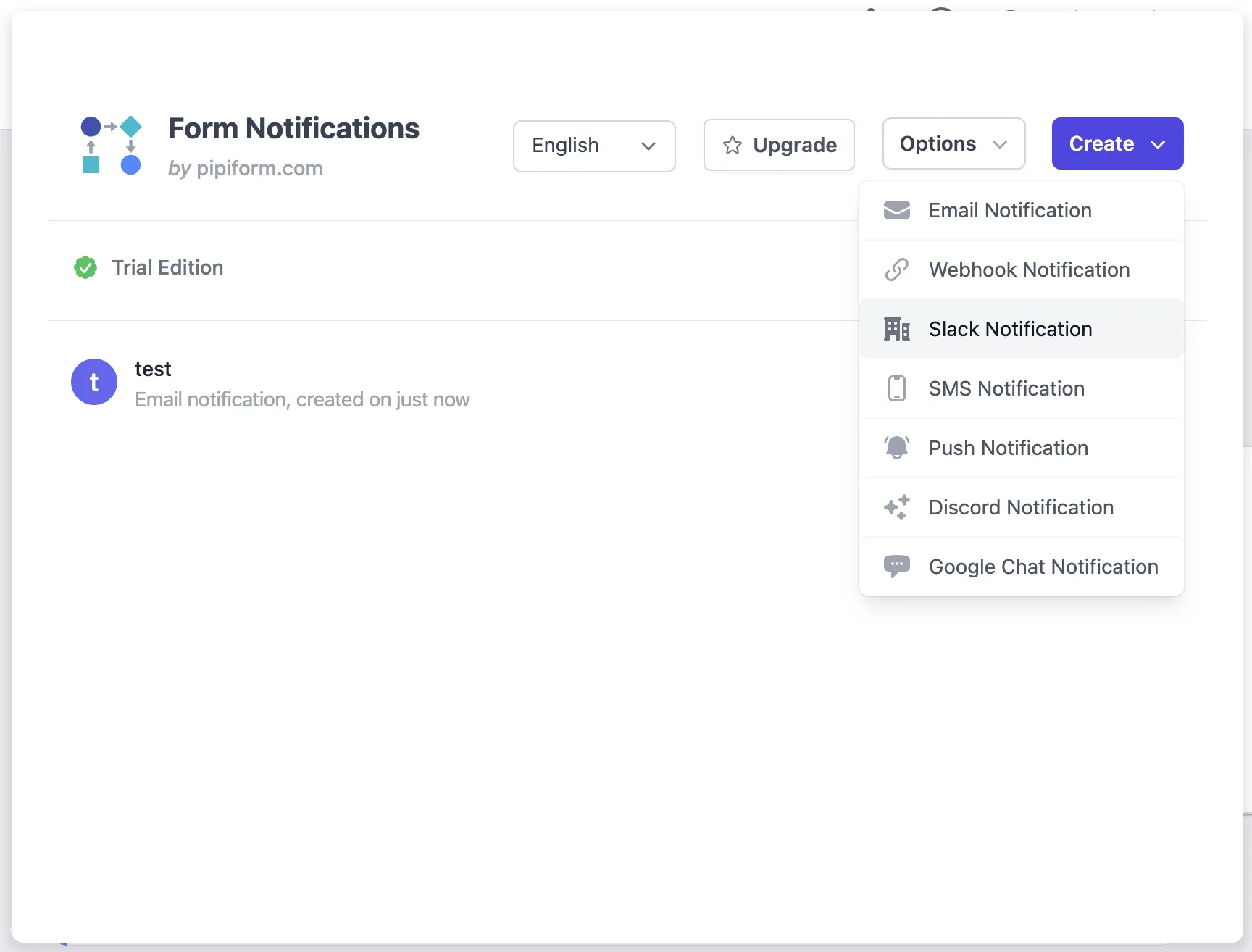 Google Forms용 Slack 알림